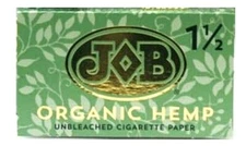JOB Organic Hemp 1 1/2 Rolling Papers 24 Lvs Per Pack Price *USA Shipped*