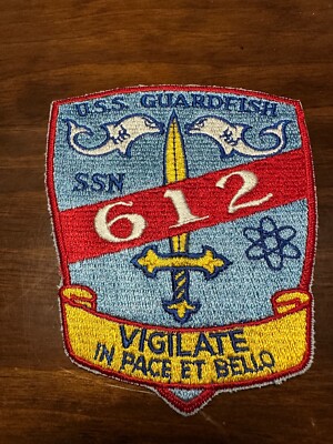 Vintage US Navy Submarine Guardfish Patch