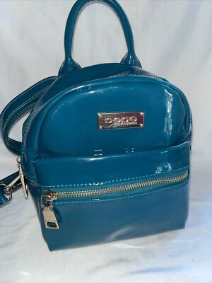 bebe Los Angeles Teal Backpack with Gold Hardware bebe | Bags | Bebe Los Angeles Teal Mini Backpack | Poshmark main image 4