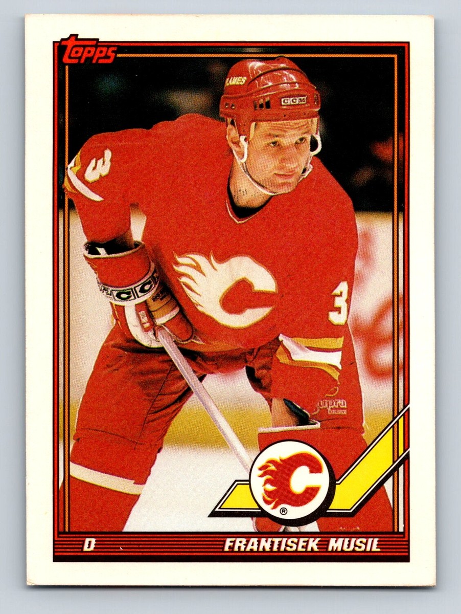 フィンガーピッキング・チャンピオンズ 1979-1994 [入手困難] 美品 Frantisek Musil 1991-92 Topps #68 Calgary Flames | eBay