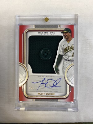 2022 Topps Definitiv Auto 1/1 Button Matt Olson Braves | eBay