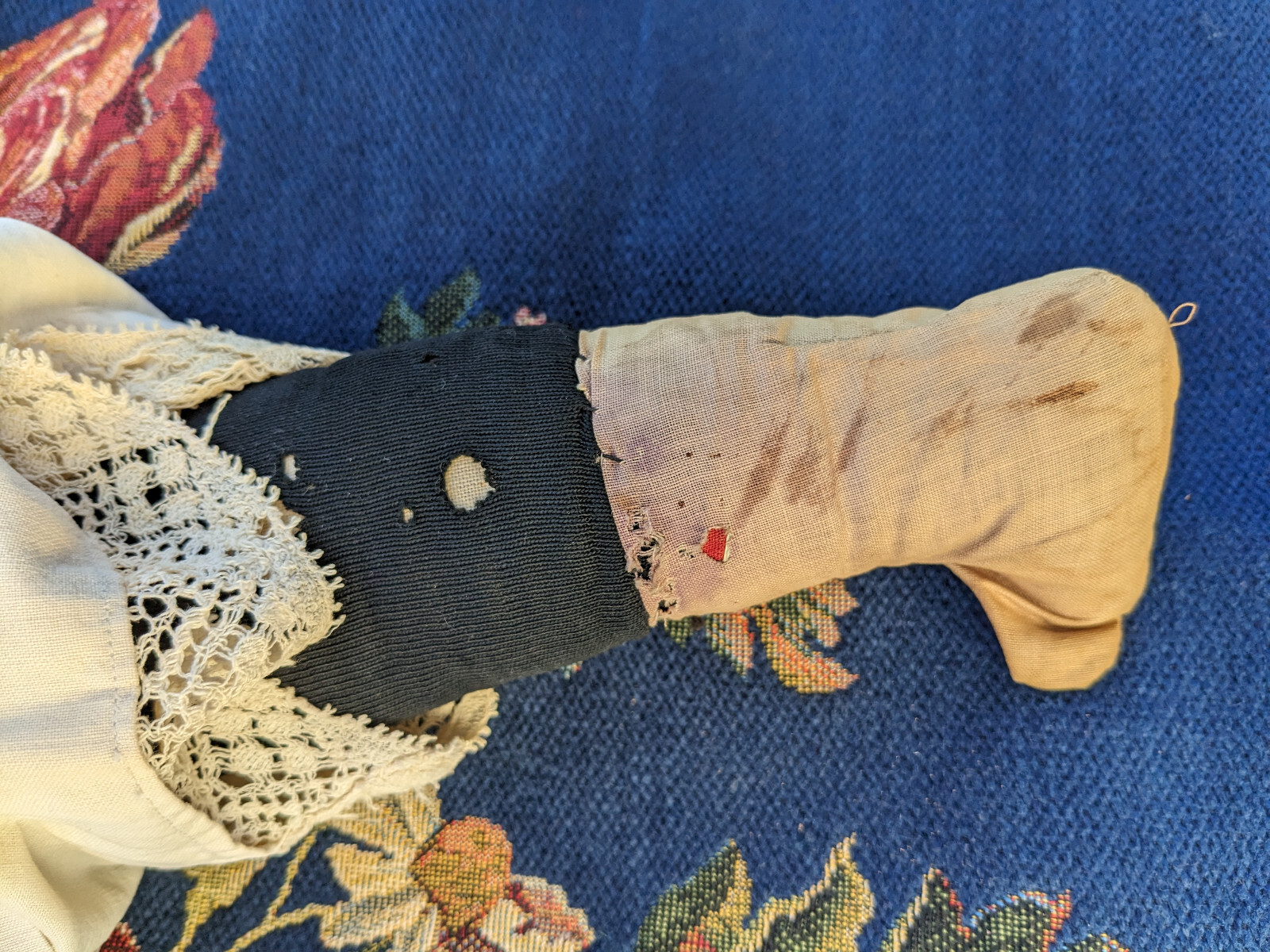 Antique Cloth Doll 19th century primitive folk art eBay