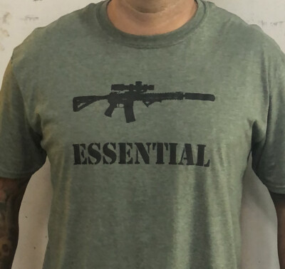 AR15 ESSENTIAL TSHIRT 2A TSHIRT AR-15 300 BLACKOUT 308 556 6.5
