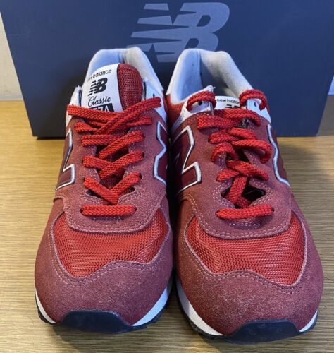 New Balance ML574SS0 Clásico Rojo Gamuza Tenis Hombre’s Talla 10D - Imagen 3 de 7