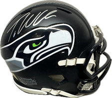Tariq Woolen Seattle Home Signed Mini Football Helmet (JSA)