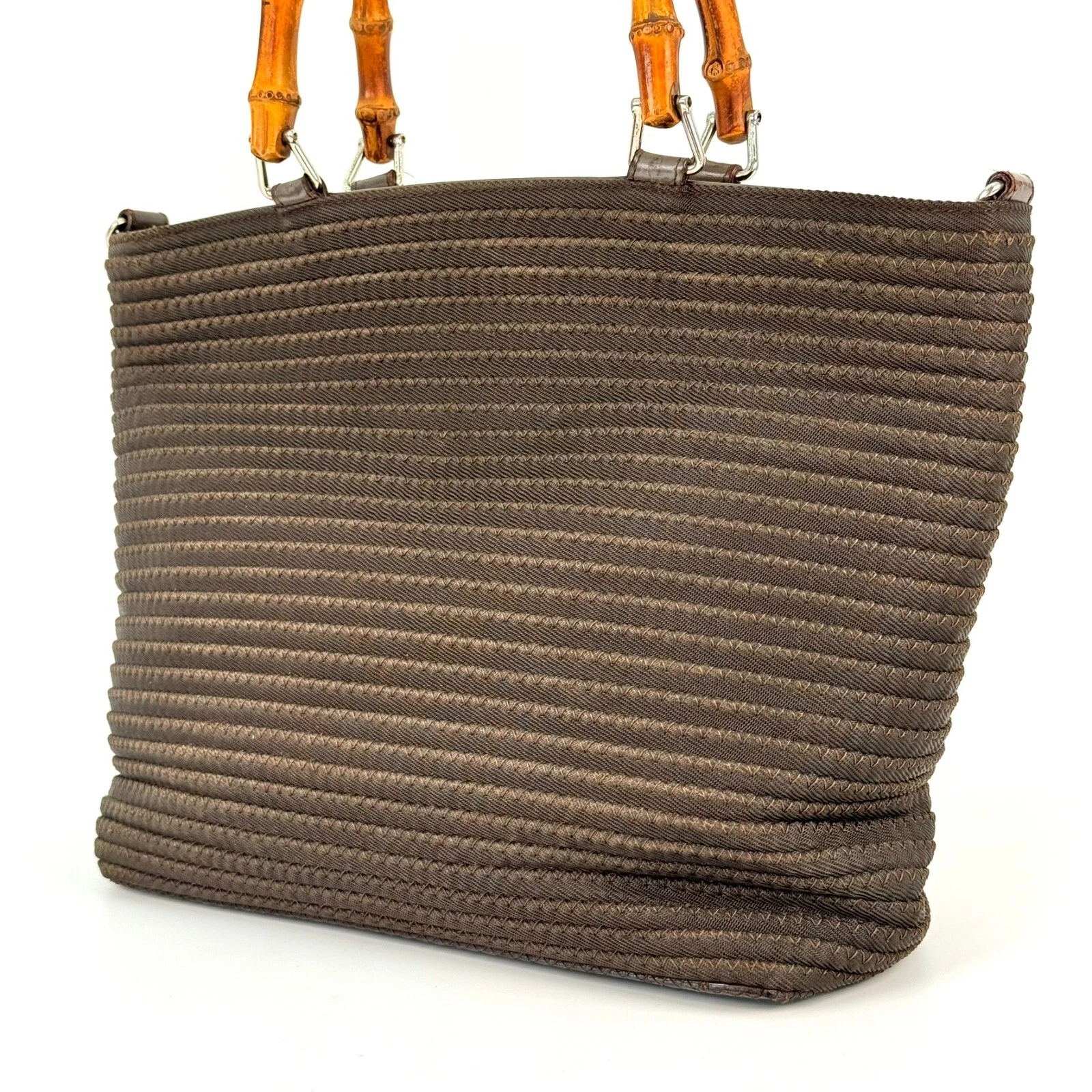 Sac à main vintage GUCCI bambou du Japon