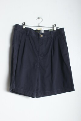 Eddie Bauer Herren Chino Shorts - Navy - Größe W30 (VM9) NEU 