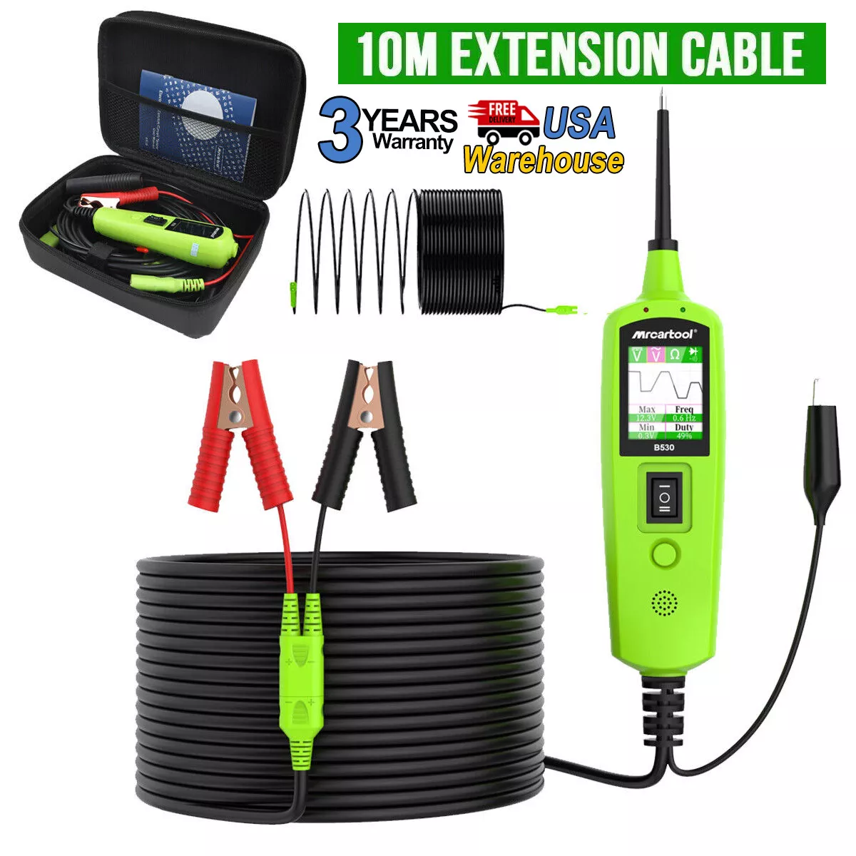 12v power cheap probe tester