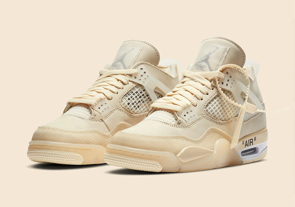 air jordan 4 off white sail