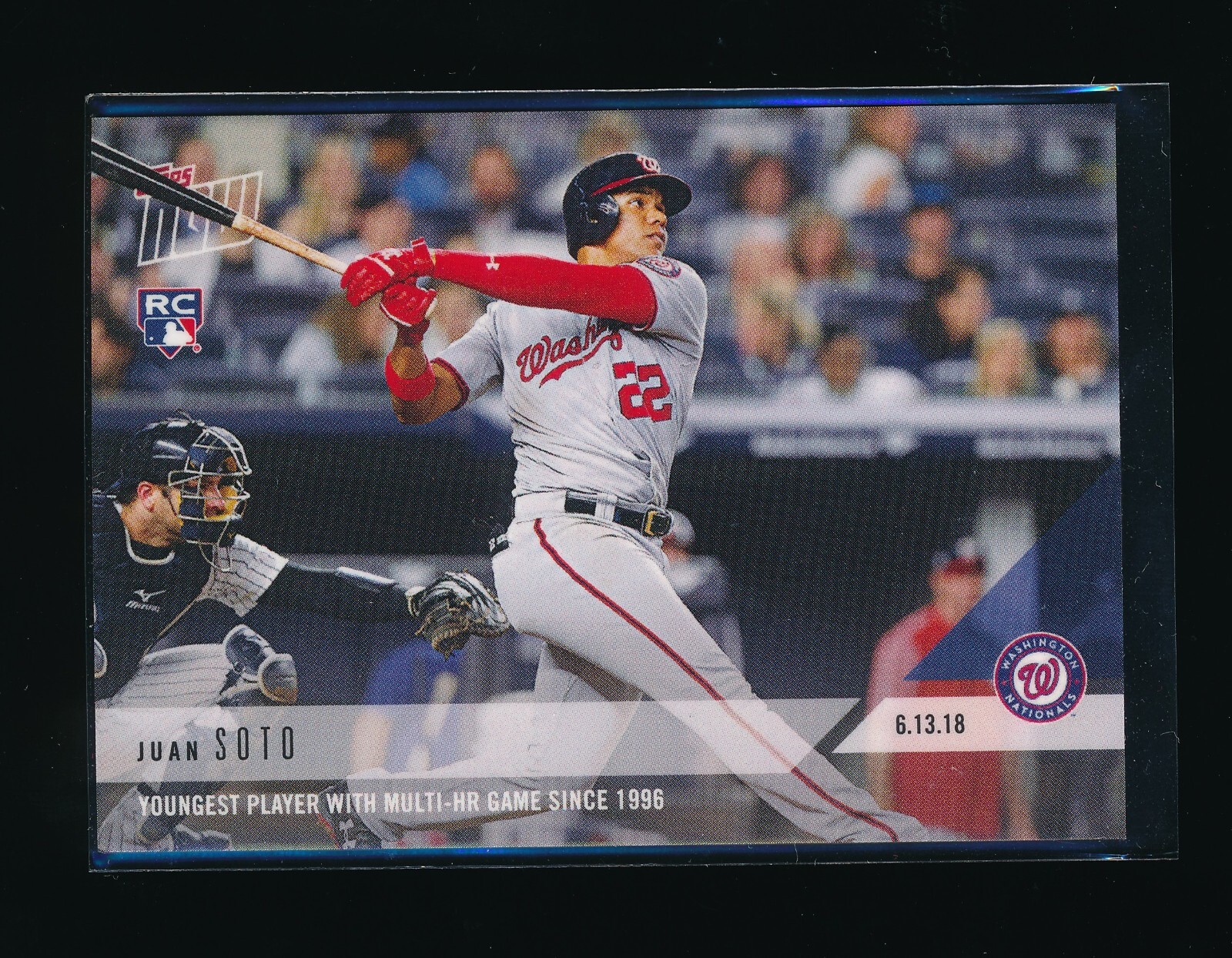JUAN SOTO 2018 TOPPS NOW #322 RC ROOKIE #/1672* NEW YORK YANKEES* (C)
