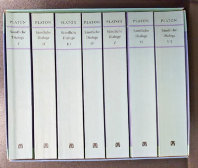 PLATON Sämtliche Dialoge Gesammelte Werke Band 1 bis Band 7 Meiner Philosophie