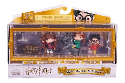 Wizarding World Harry Potter  Micro Magical Moments 4er Set Fluffy OVP!