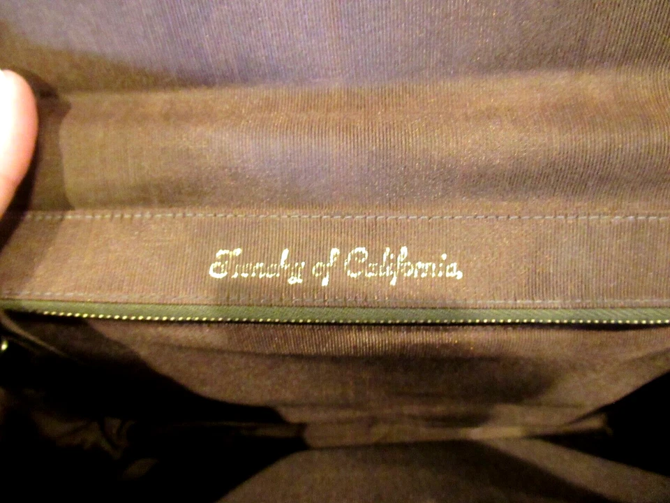 Bolsa Frenchy of California oxblood vermelha, bolsa de alça superior - Imagem 3 de 4