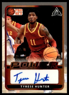2022-23 Leaf Pro Set Power Tyrese Hunter RC Auto #BA-TH1