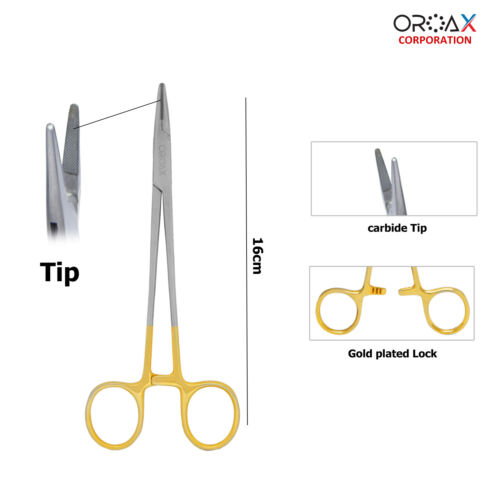Microcirugía Pinzas Quirúrgicas Orales para Disección de Sutura de Tejido Gingival - Imagen 2 de 20