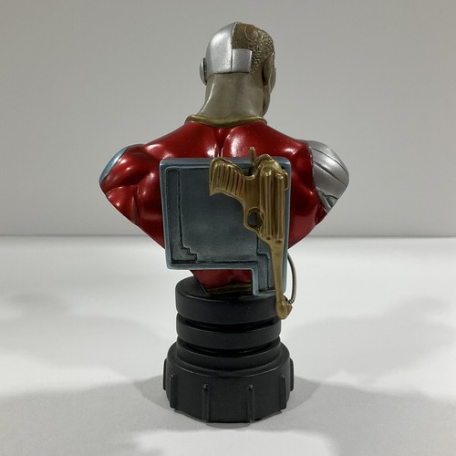 2002 Bowen Deathlok Mini Bust #1029 Professionally Displayed Signed Rick Buckler - Picture 4 of 9