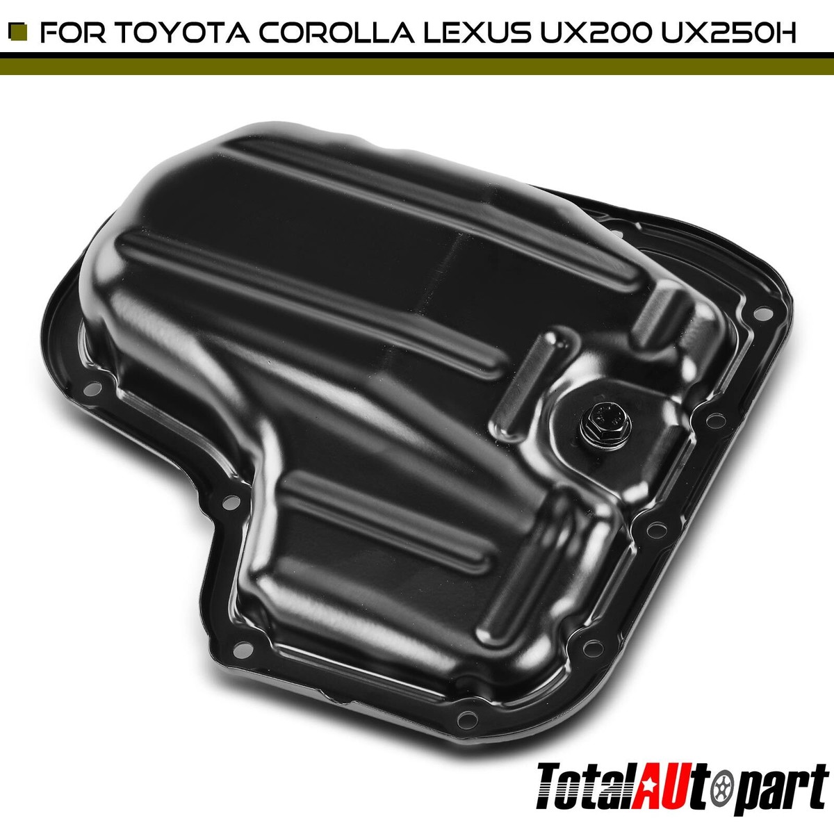 Engine Oil Pan with Drain Plug for Toyota Corolla 2019-2021 Lexus