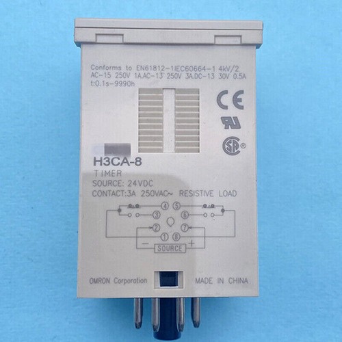 1PC New Omron H3CA-8 24VDC Time Relay H3CA8 In Box Free Shipping - Picture 1 of 1