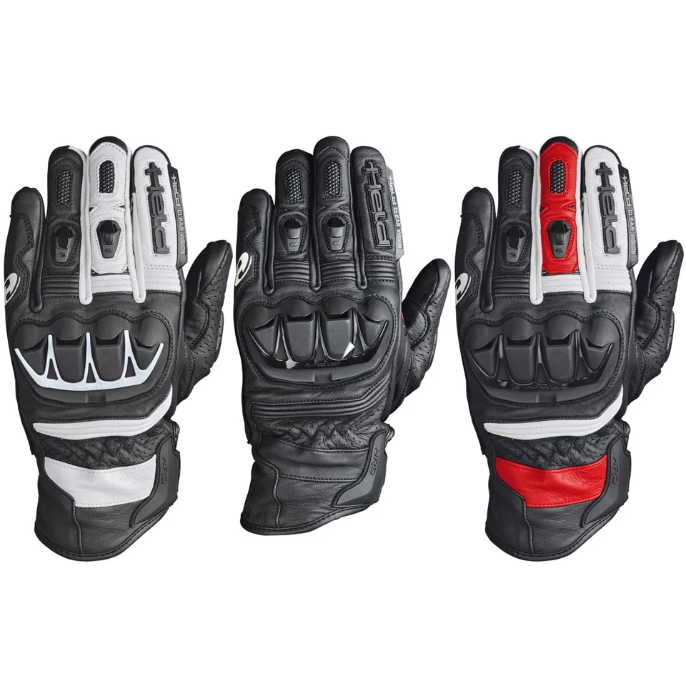Motorrad Handschuhe - Held Misawa - kurze Sport Sommer Lederhandschuhe - Bild 1 von 1