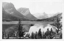 Postcard: RPPC Narrows, St. Mary Lake, Kimberly, British Columbia, CANADA, Photo