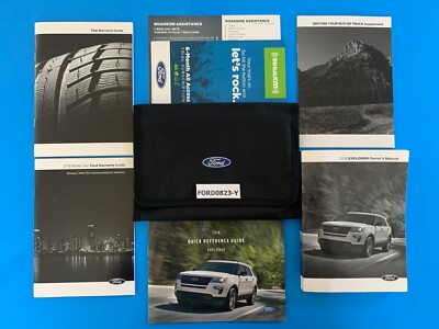 2018 Ford Explorer 2.3 Ecoboost V6 XLT Limited Platinum Owners Manuals Books Set