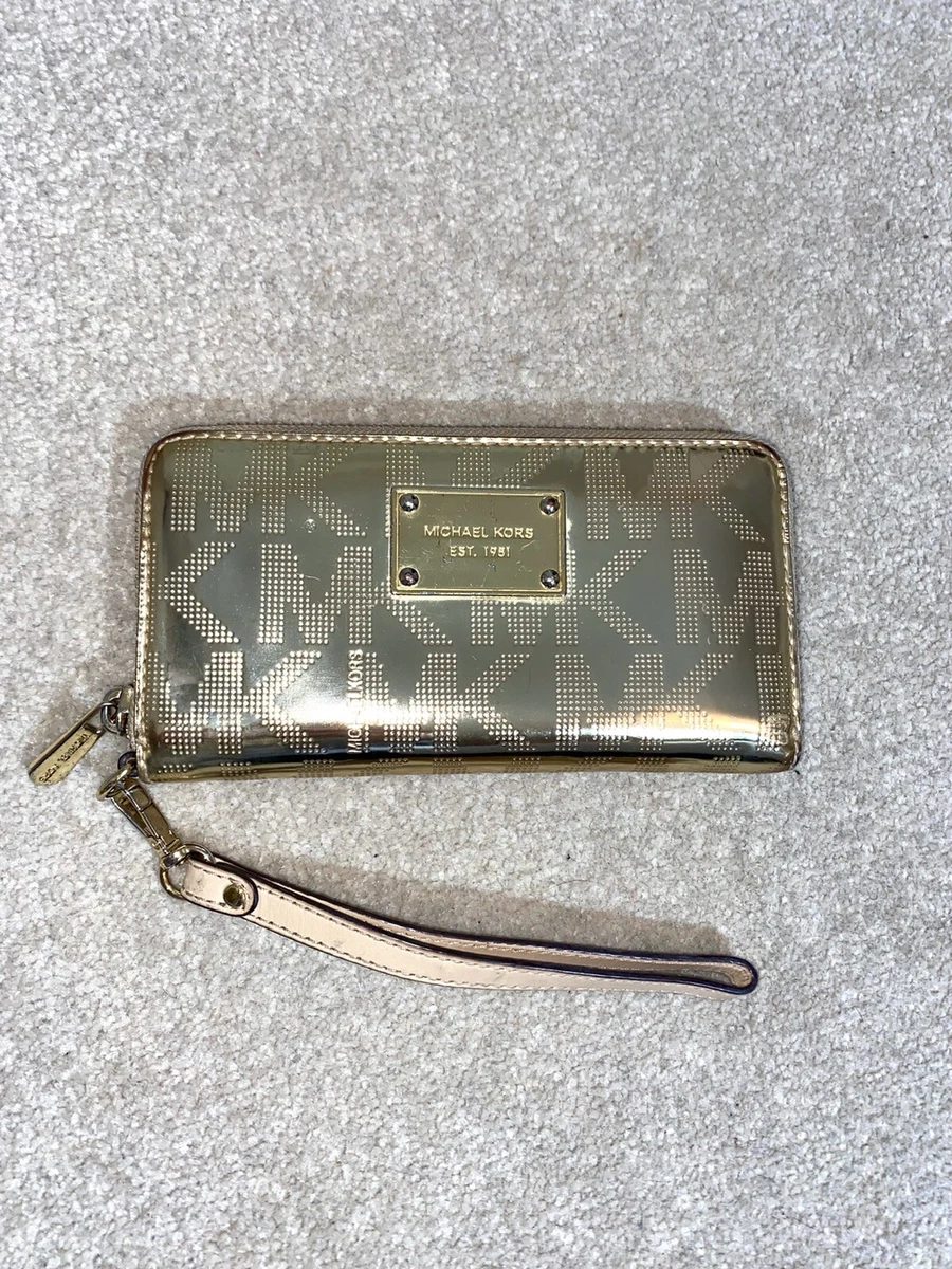 Authentic Gold Michael Kors Wallet Purse eBay