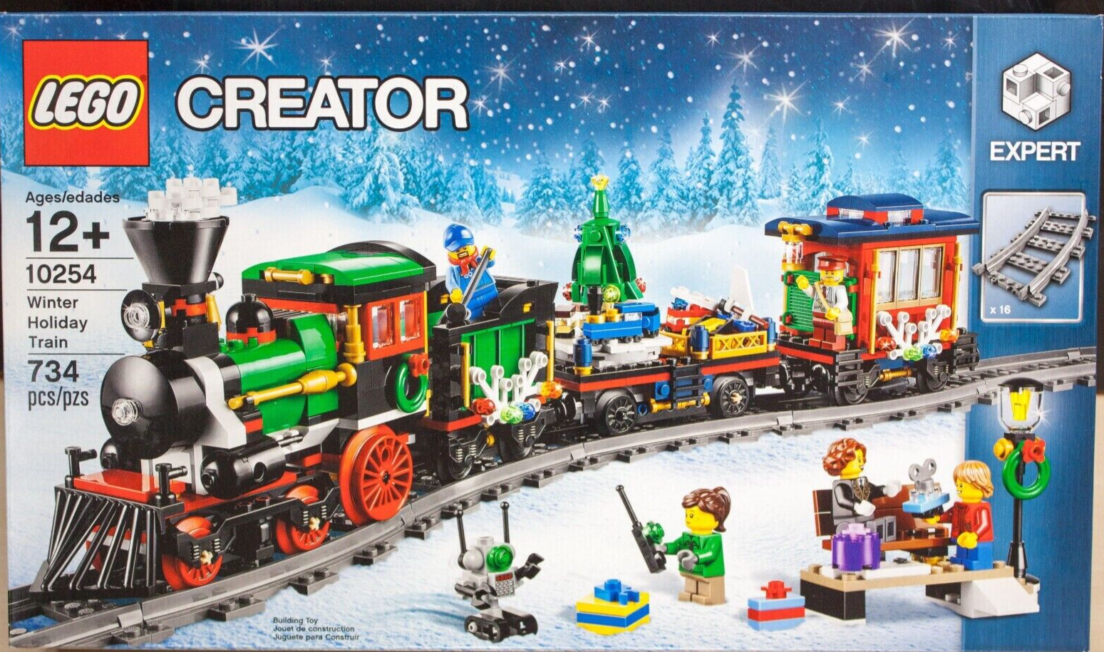 Lego Winter Holiday Train 10254 Building Kit 734 Pcs Retired Set 5702015591065 | eBay