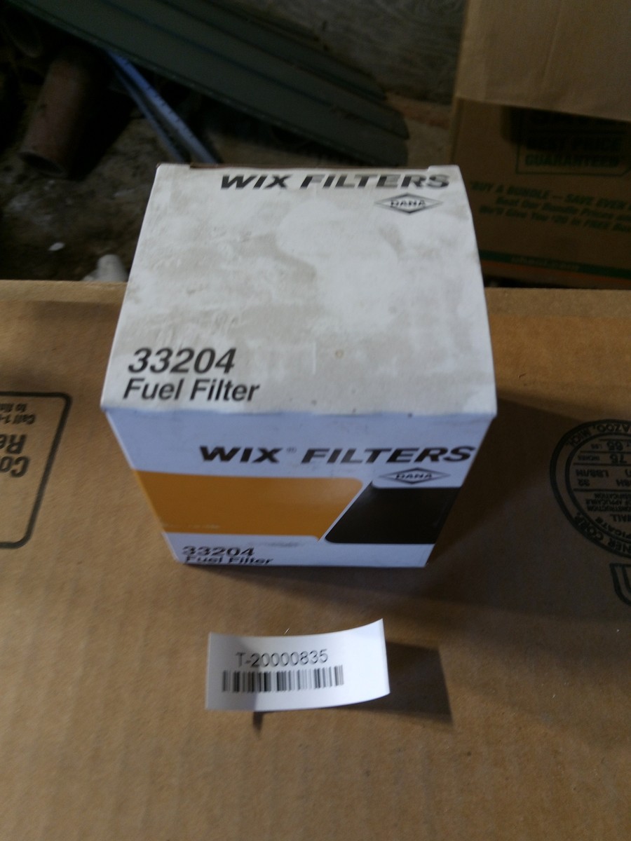 Wix 33204 Fuel (complete In-line) Filter - Case Of 12 X Wix 33204 Fuel ...