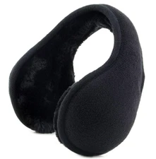 Polar Fleece Compact Winter Earmuffs // Unisex Foldable Ear Warmer Protection
