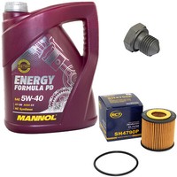 MotoröL ÖLfilter SH4790P 5W40 5Liter + ÖLablassschraube FüR Seat Ibiza Vw Fox