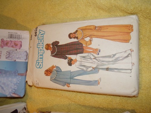 Sewing Pattern Mixed Lot of 6 - Pajamas, Costumes, Hats for Ladies, Girls - Picture 5 of 7