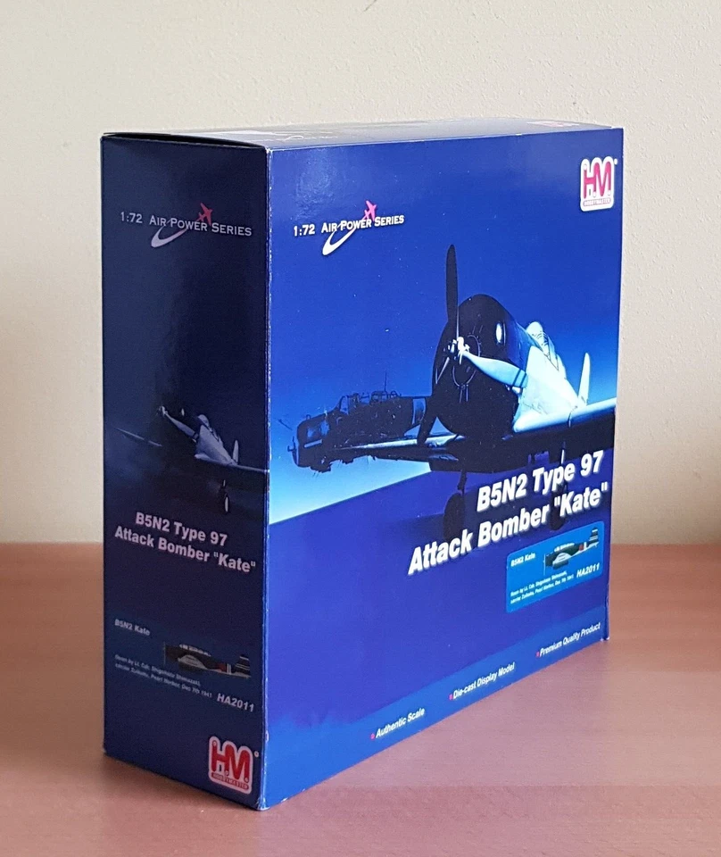 Hobby Master 1/72 HA2011 Nakajima B5N2 Kate Shigekazu Simazaki Pearl Harbor - Image 3 of 4
