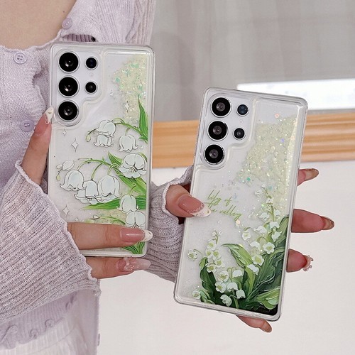 For Samsung Galaxy S25 S24 S23 Ultra S22 Luminous Liquid Quicksand Case Cover - Picture 9 of 24