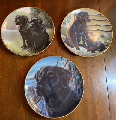 franklin mint labrador plates