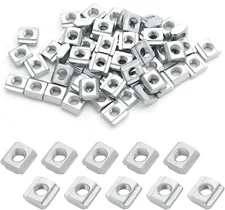 100Pcs M5 Slide in T Nut 2020 Aluminum Extrusion T Nuts, M5 Sliding T Nuts Tee S
