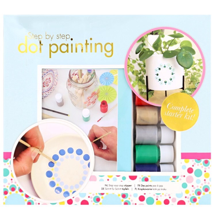 Peinture céramique, porcelaine haute densité avec accessoires de pointillisme précis