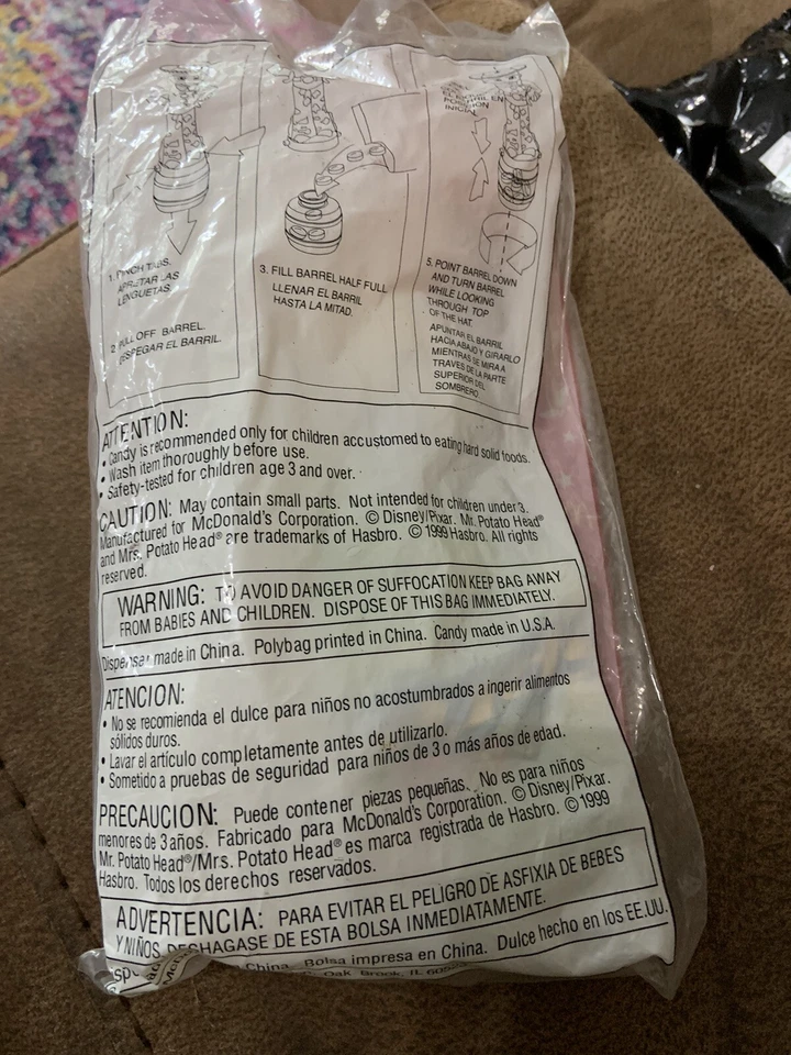 McDonald's 1999 Toy Story 2 Jessie Figura Dispensador de Caramelos Nuevo en Paquete Foto 2 de 3