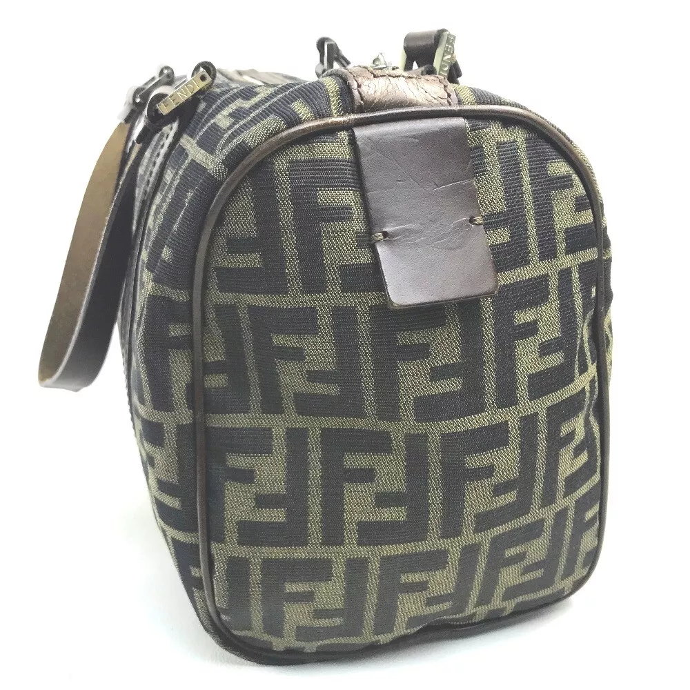 Fendi Vintage FF Zucca Canvas Mini Cosmetic Bag