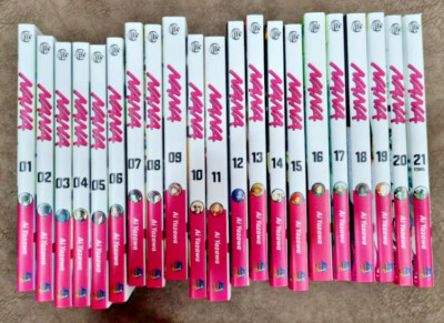 NANA By Ai Yazawa Manga Vol. 1-21 End Full Set English Version EXPEDITED