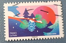 TIMBRE FRANCE MON SPECTACULAIRE CARNET TIMBRE A GRATTER POMME DE PIN E COUCHER D