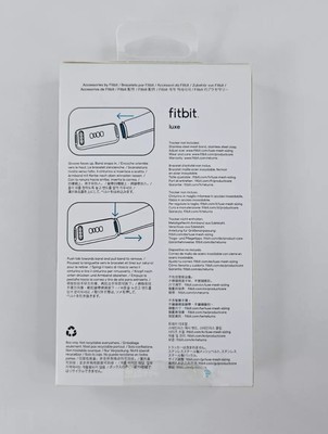 Fitbit Luxe Stainless Steel Mesh Accessory Band One Size Genuine 