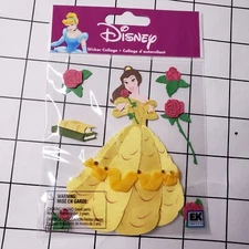 EK Success Disney Dimensional Sticker  Belle with Flowers