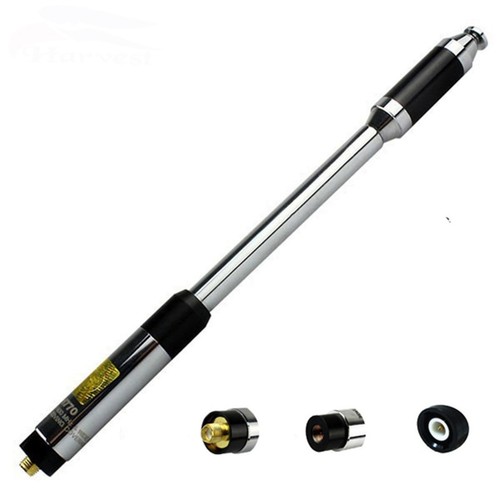 144/430MHz SMA-F SMA-M BNC Telescopic Handheld Radio Antenna for Kenwood BAOFENG - Zdjęcie 5 z 23