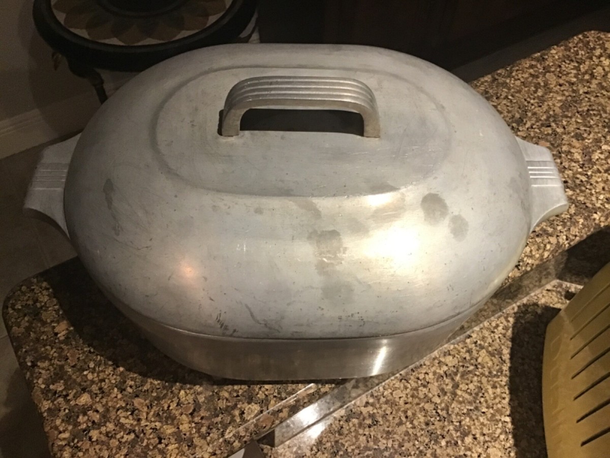 Vintage Wagner Ware Sidney O Magnalite 4265 M Large Roaster Dutch