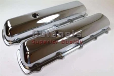Oldsmobile 65-90 V8 Chrome Steel Valve Cover 260-330-350-400-403-425-455 Short