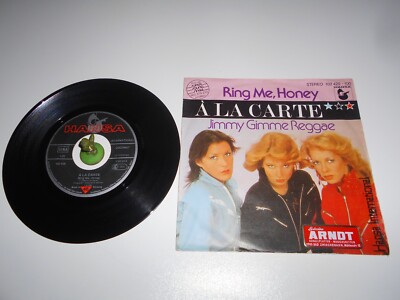 A La Carte - Ring me Honey (1980) Vinyl 7` inch Single Vg +++