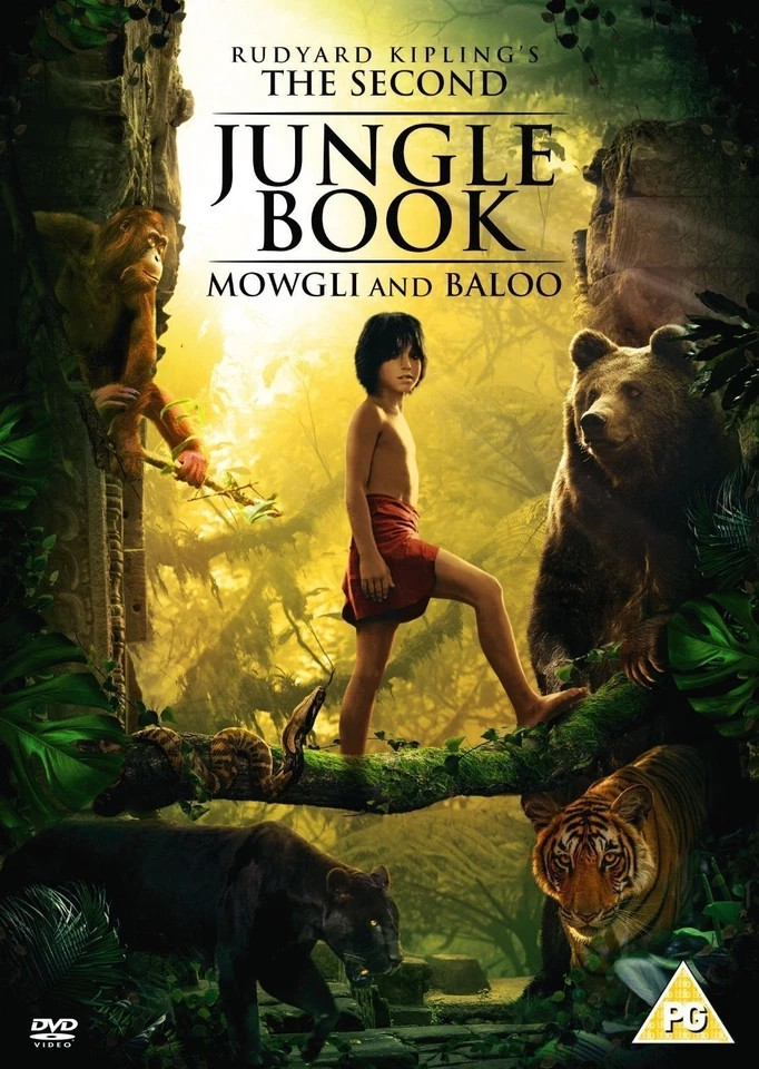 Rudyard Kipling's the Second Jungle Book - Mowgli and Baloo DVD (2016) NEW