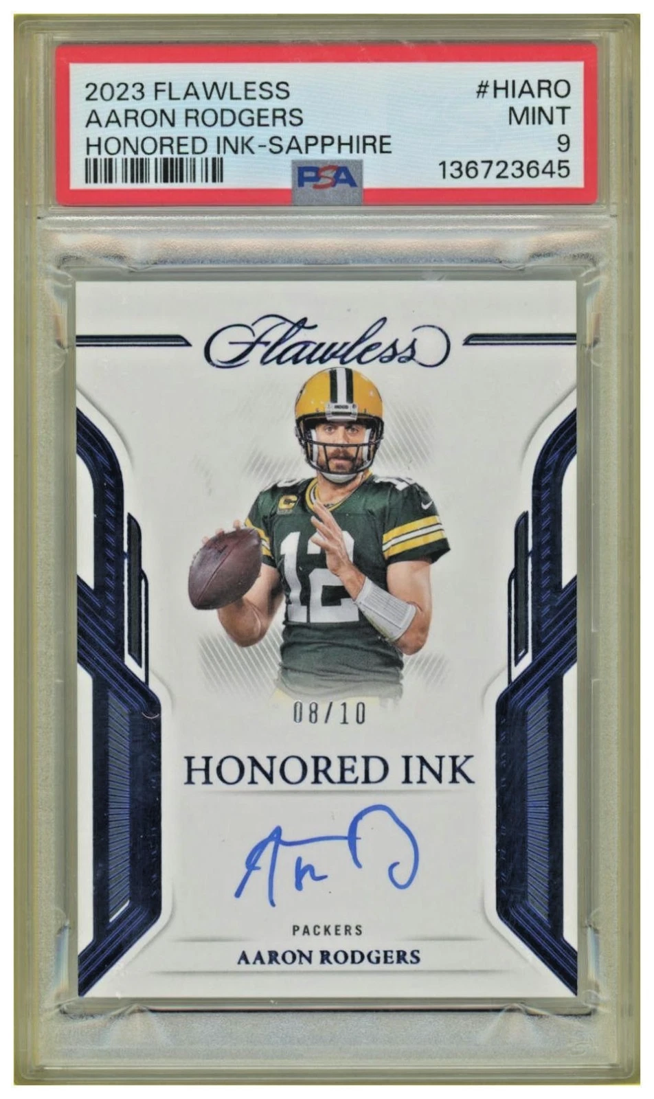 2023 Panini Flawless Aaron Rodgers Sapphire #HI...