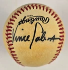 Vince Coleman Signed ONL Baseball 1985 NL ROY PSA/DNA Cert