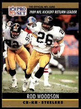 1990 Pro Set Rod Woodson Pittsburgh Steelers #16